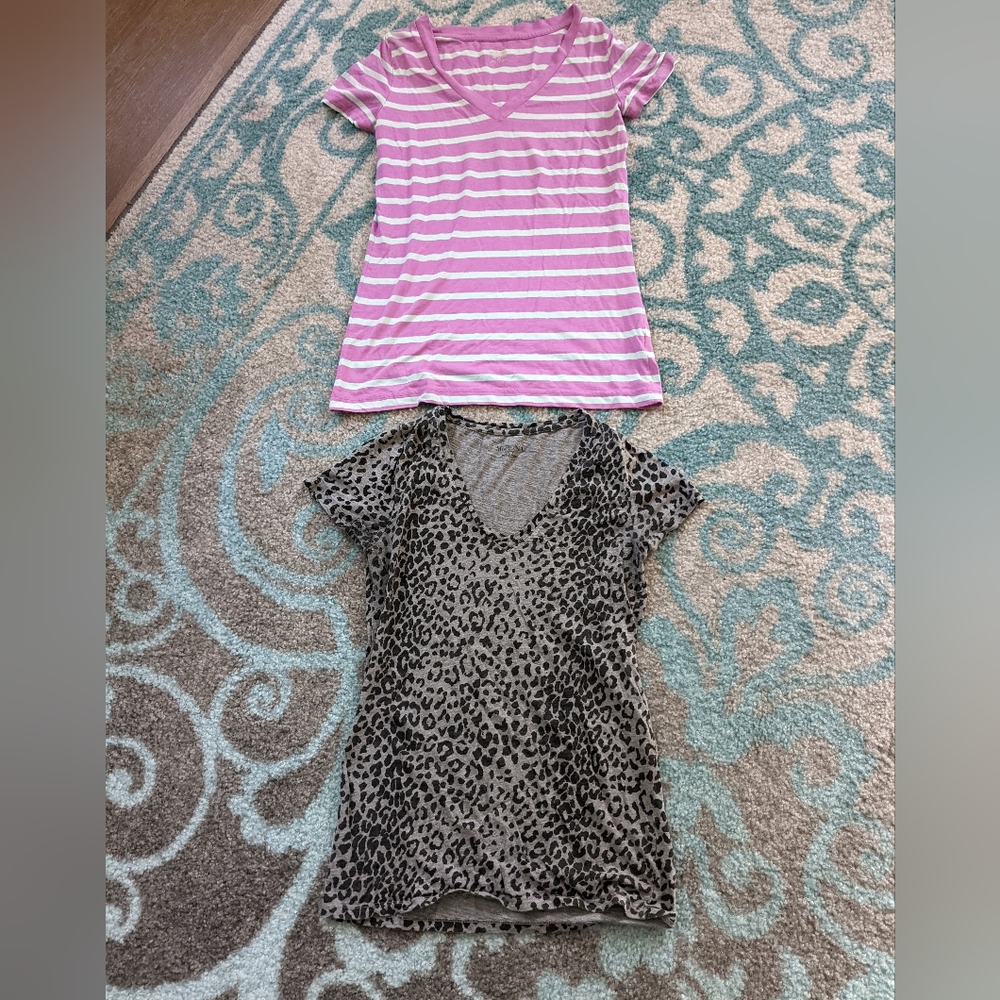 Lot of 2 Tees Merona XS Mossimo Supply Co.  S